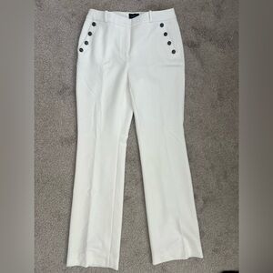 White House black market white Bootcut Pants